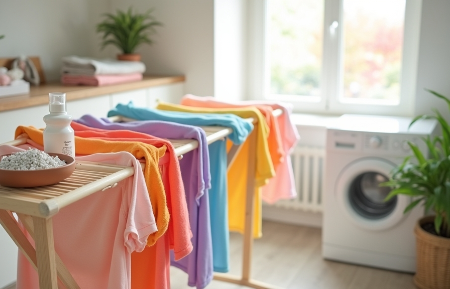 כיבוס בגדים צבעוניים